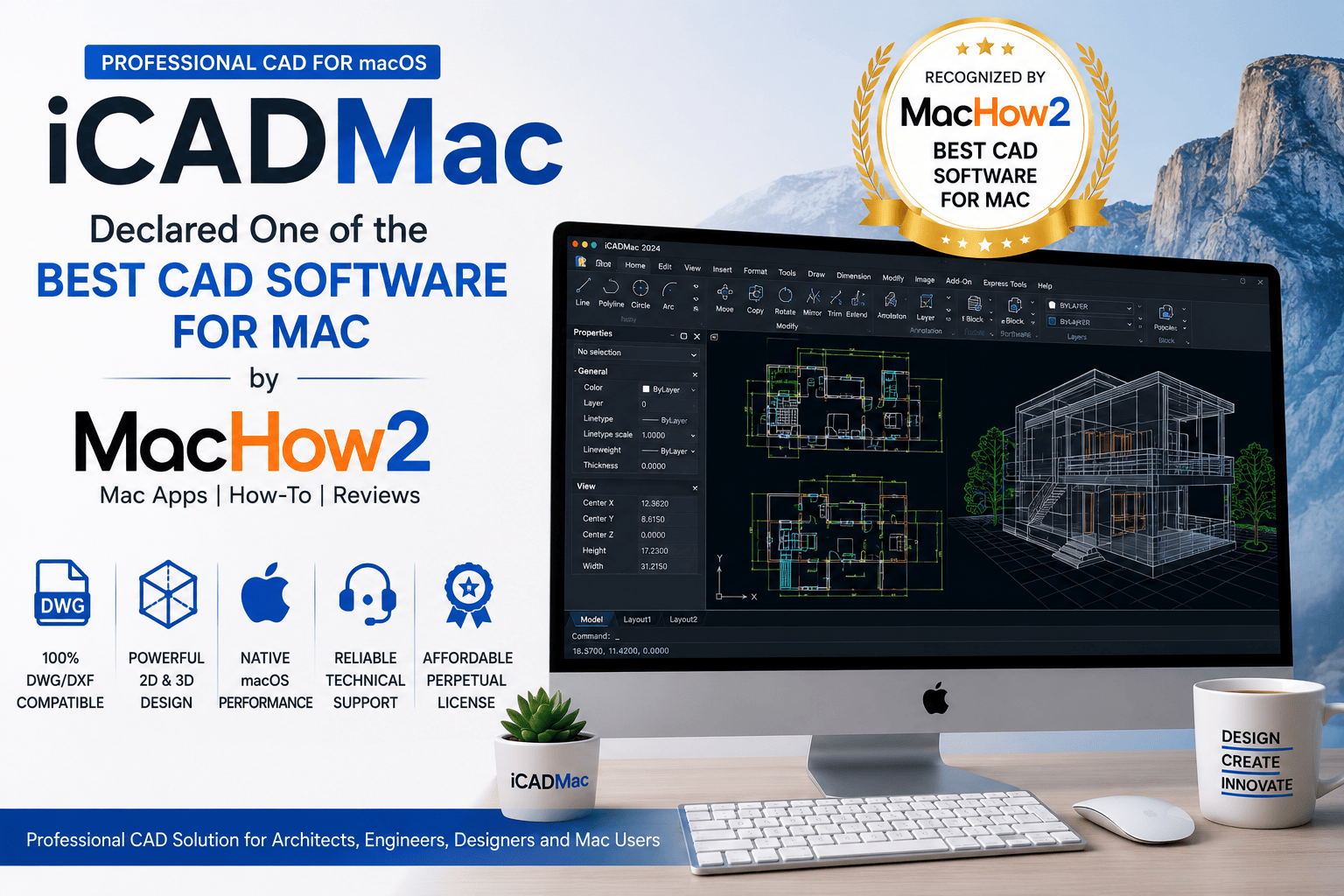 iCADMac Declared One of the Best CAD Software for Mac | ProgeCAD India