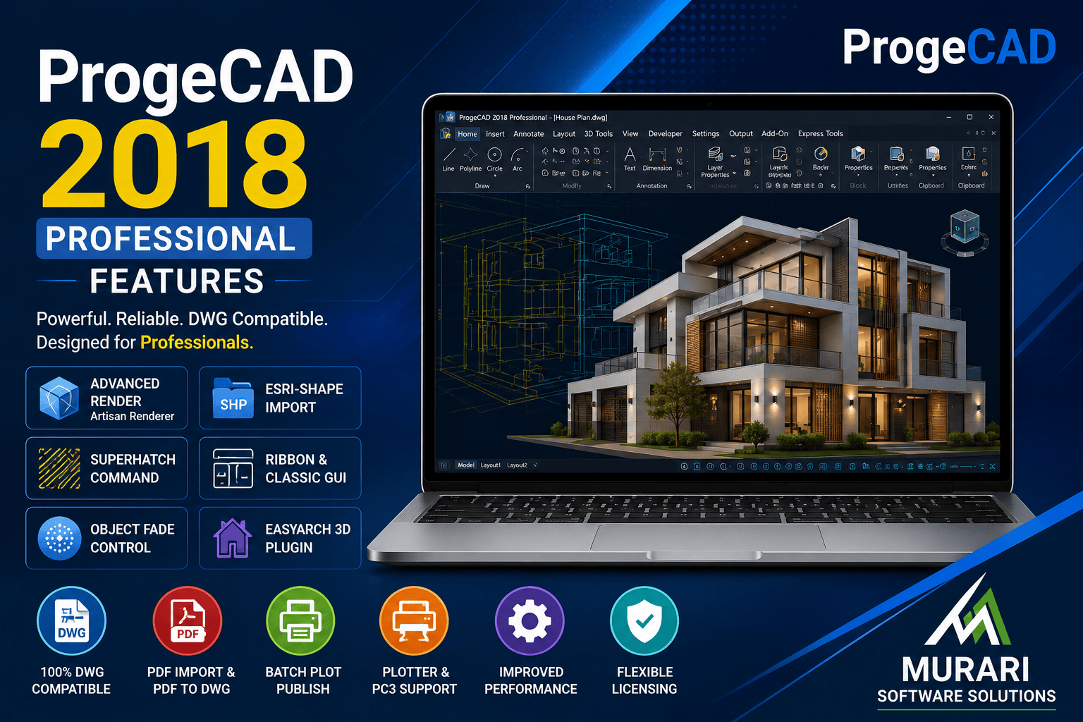 ProgeCAD 2018 Professional Features | What's New in ProgeCAD 2018