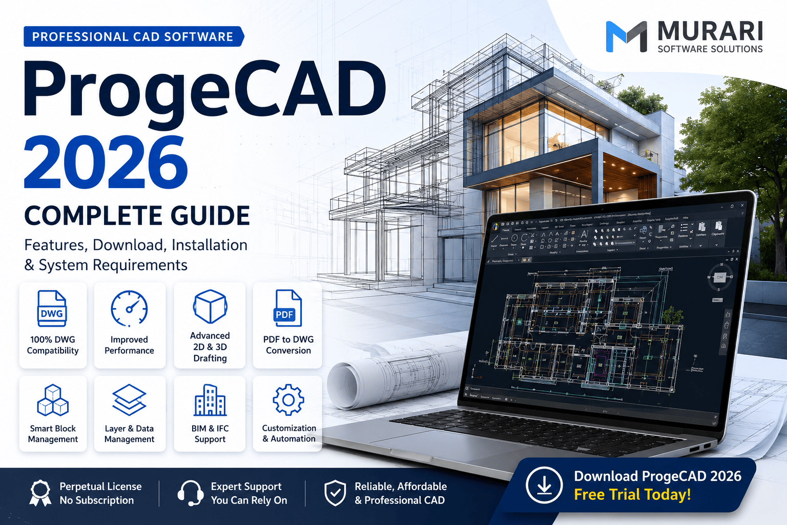 ProgeCAD 2026 Complete Guide – Features, Free Download & Installation

