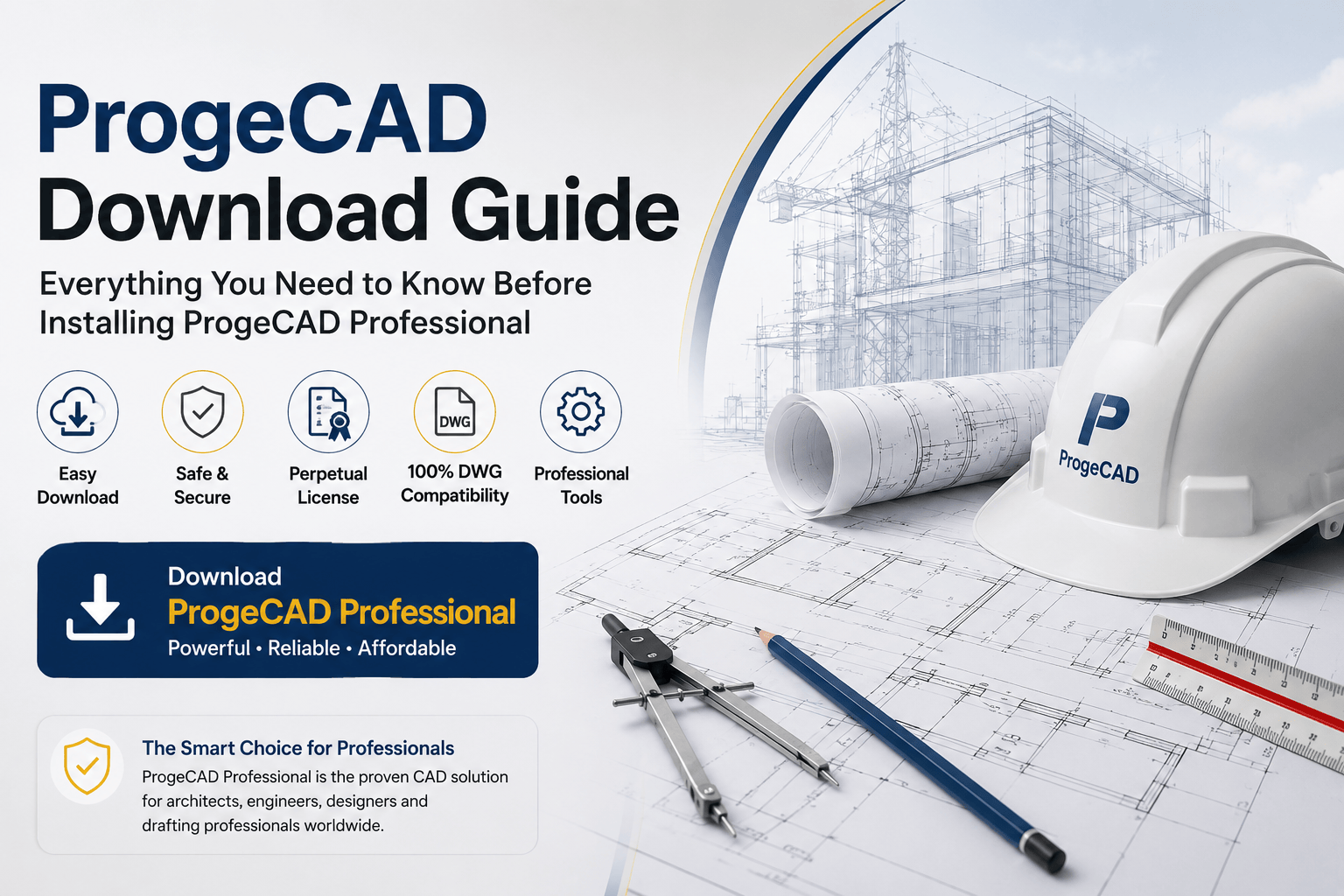 ProgeCAD Download Guide: How to Download, Install & Activate ProgeCAD Professional