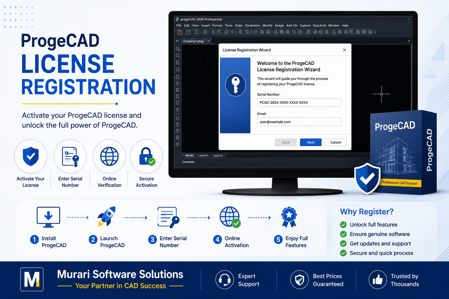 ProgeCAD License Registration Guide | Activate Your ProgeCAD License Successfully