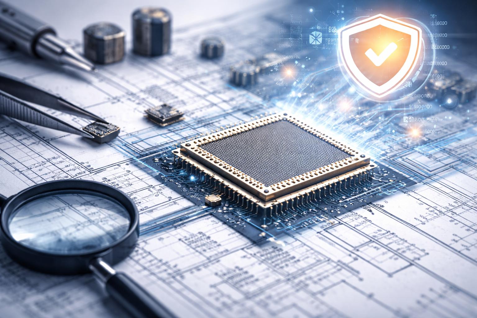 Digital security concept representing a trusted software download source and protection from suspicious installers