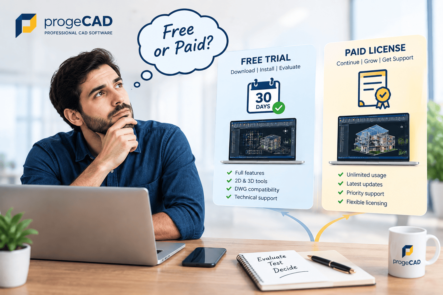 ProgeCAD Software Free Download: Is ProgeCAD Free or Paid?
